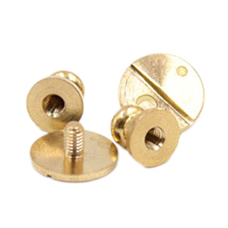 تصميم جديد من النحاس الصلب Sam Brown Button Stud للجلد تصميم جديد من النحاس الصلب Sam Brown Button Stud للجلد