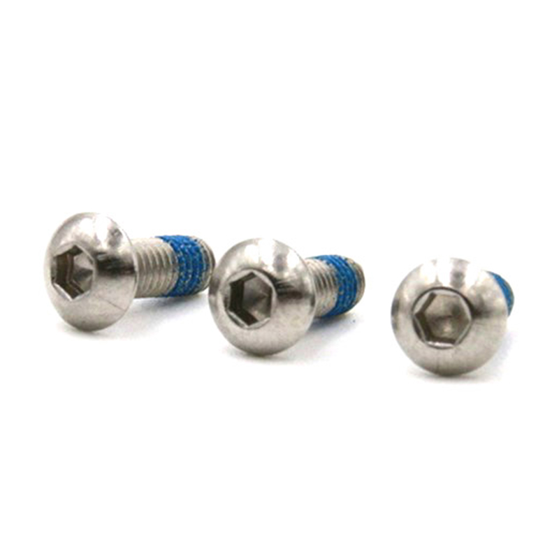 عناصر جديدة زر رأس سداسي hsocket برغي صغير صغير مع رقعة من النايلون عناصر جديدة زر رأس سداسي hsocket برغي صغير صغير مع رقعة من النايلون