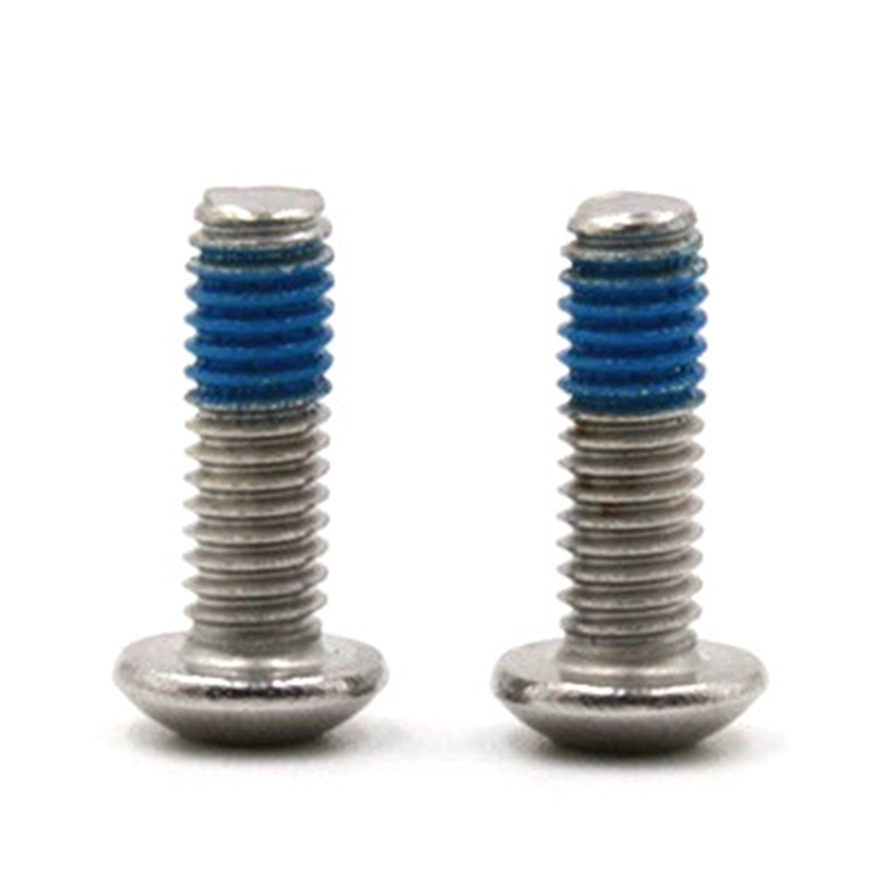 مقبس رأس زر M3X6 برغي صغير صغير مع رقعة من النايلون مقبس رأس زر M3X6 برغي صغير صغير مع رقعة من النايلون