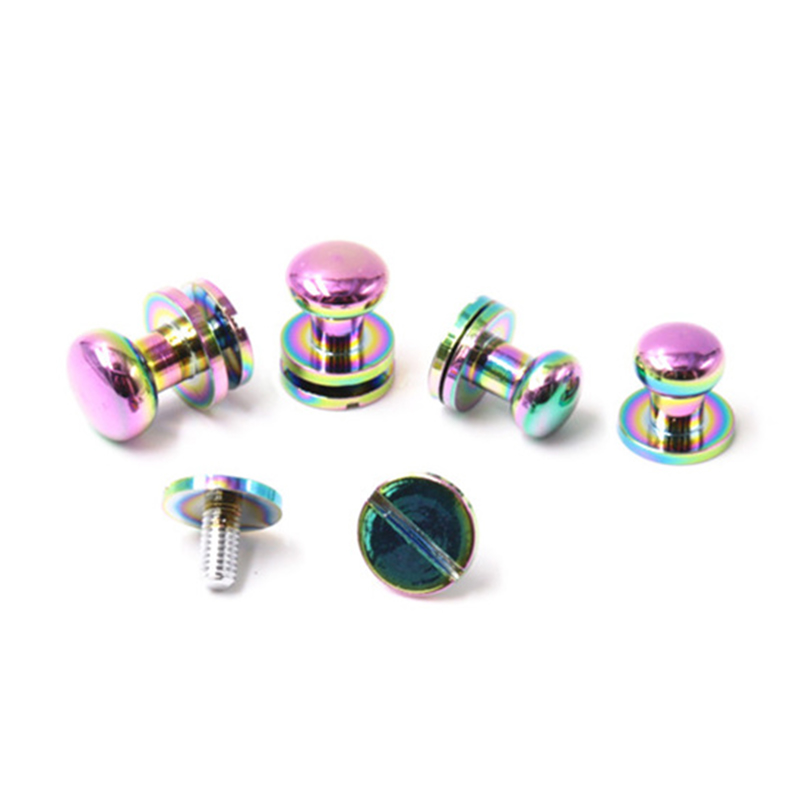 مخصص لون قوس قزح النحاس 7mm ترصيع سام براون لحقيبة اليد